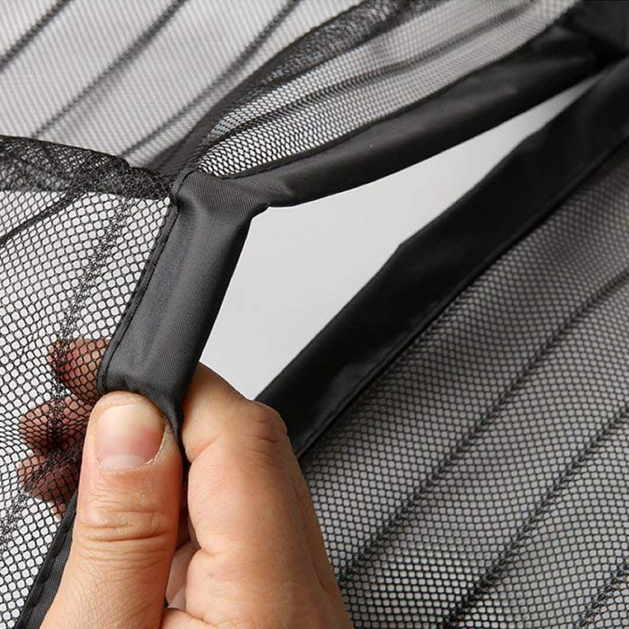 Magnetic Fly Screen Door - Black, 60cm (W) x 210cm (H): image 7