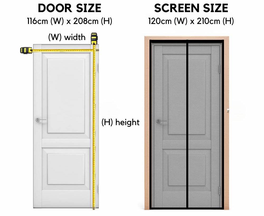 buy custom magnetic door screen